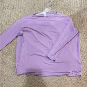 Lavender Lululemon long sleeve shirt